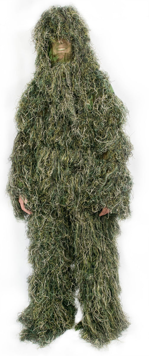 Woodland Ghillie Suit Delux Set – 007 Airsoft Ltd.