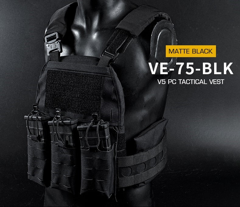 WOSport LV-119 Plate Carrier Vest – 007 Airsoft Ltd.