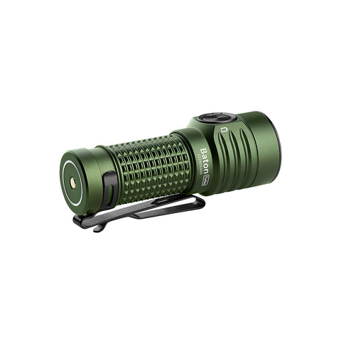 Olight Baton Turbo Compact EDC Flashlight with 510m Long-Range Beam (Rechargeable)