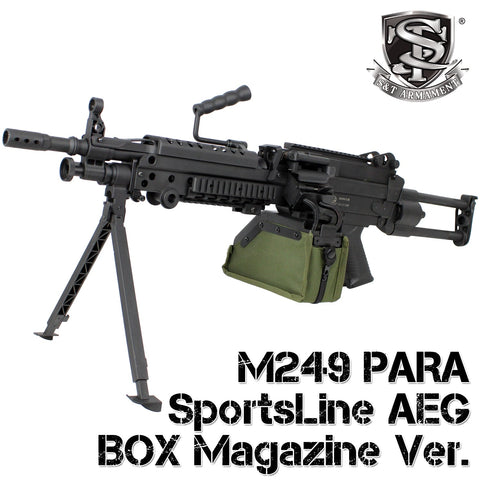 S&T M249 Para SAW BK with Box Mag (Sport Line)