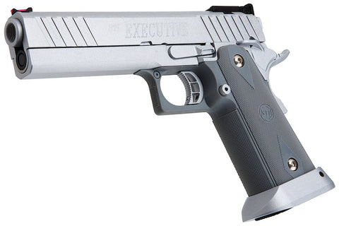 Army Armament R609 STI Executive Hi-Capa GBB Pistol - Silver