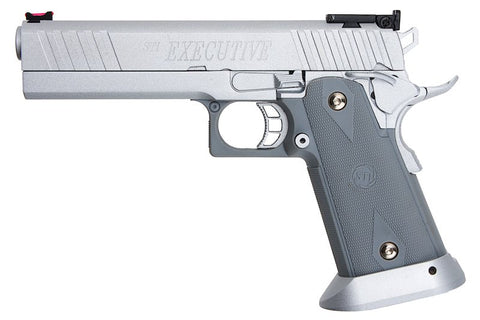 Army Armament R609 STI Executive Hi-Capa GBB Pistol - Silver