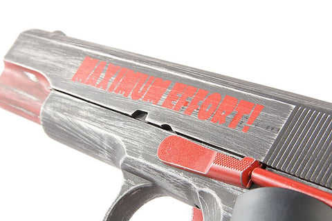 AW Custom 1911 Deadpool 'Maximum Effort' GBB Airsoft Pistol