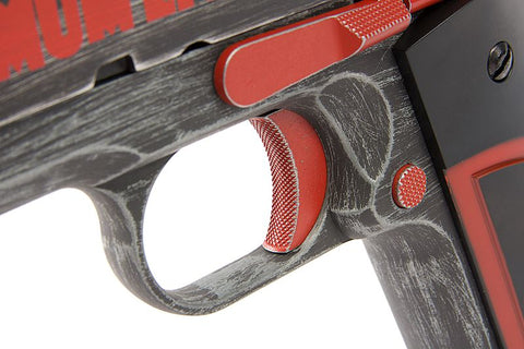 AW Custom 1911 Deadpool 'Maximum Effort' GBB Airsoft Pistol