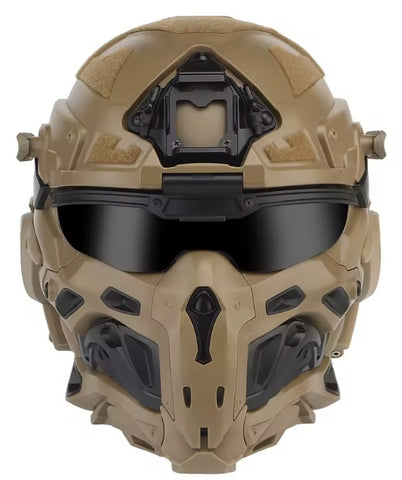 WOSPORT W Assault Juggernaut Helmet with Googles + Mask + Comms + Fan