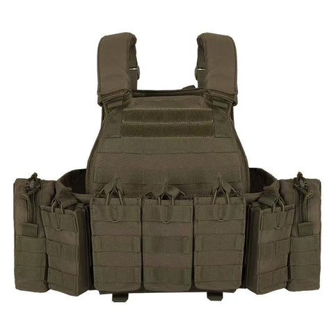 Tactical Molle Plate Carrier Vest with Pouches