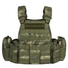 Tactical Molle Plate Carrier Vest with Pouches