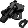 Universal Ambidextrous Light Bearing Holster for Railed Pistols