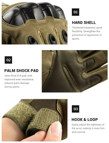 Outdoor Hard Knuckle Tactical Gloves