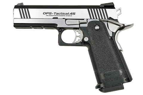 Tokyo Marui Hi-Capa 4.3 Dual Stainless Custom Green Gas Airsoft Pistol