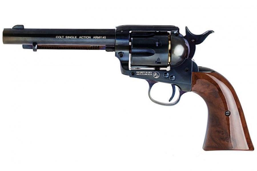 WinGun Colt SAA .45 Revolver Blue / Wood – 007 Airsoft Ltd.