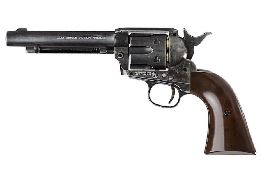 WinGun Colt SAA .45 Revolver Antique Black – 007 Airsoft Ltd.